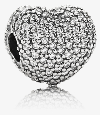 Pavé Open My Heart Clip, Clear Cz #3963697