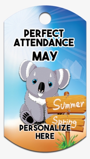 Koala Bear Perfect Attendance May - Cute Koala Bear Cartoon #3963726