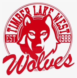 Wolf - Timber Lake West Camp Logo #3963928