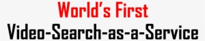 Videospace Video Search As A Service - Geoedge #3964266