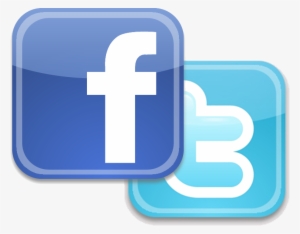 Facebook And Twitter Png #3964438