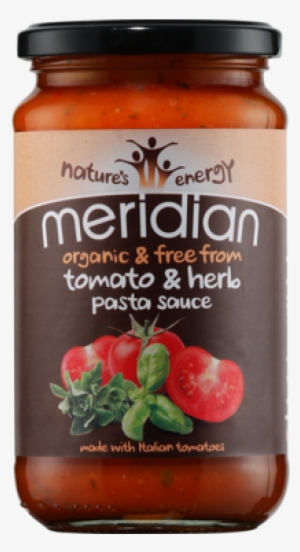 Organic And Free From Tomato And Herb Pasta Sauce - Meridian Organic Tomato & Herb Pasta Sauce 440g #3965012