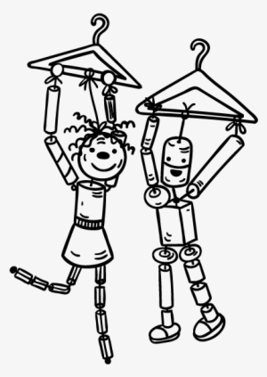 Clothes-hanger Puppets - Sketch #3965104