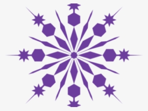 Purple Snowflake Transparent Clipart #3965262