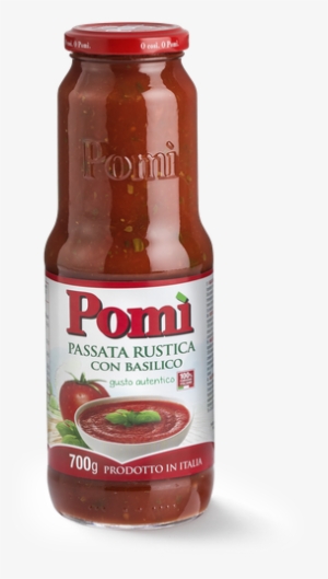 Rustic Basil Tomato Sauce - Pomi - Tomato Sauce - 17.64 Oz. #3965947