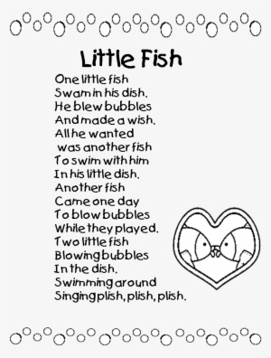 Bubble Paint And Poetry - Little Fish Poem #3965949