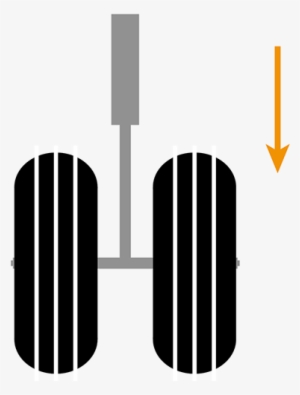 Tire Mark For 30° Right Steering Angle - Light-emitting Diode #3966025