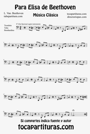 Para Elisa De Beethoven Partitura Para Trombón, Tuba - 10 Mark Sociology Question #3966141
