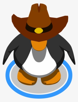 Brown Cowboy Hat Ingame - Club Penguin Vuvuzela #3966472