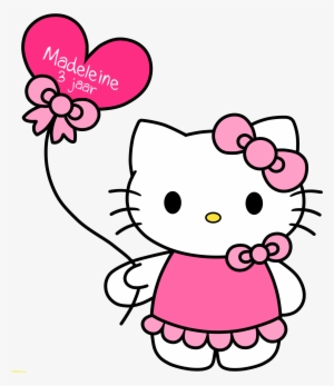 Hello Kitty With Balloons Free Download Clip Art Best - Hello Kitty Pink Png #3967020