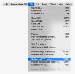How To Upload My Website To Ftp Host, From Muse - File Transfer Protocol #3967343