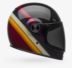 Burnout Gloss Black / White / Maroon - Bell Bullitt Helmet #3967516
