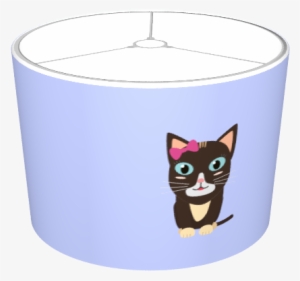 Cute Cat With Bow - Cartoon #3967605