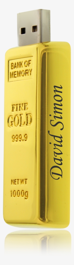 4 Gb Usb Flash Drive Gold Bar - Usb Flash Drive #3968969