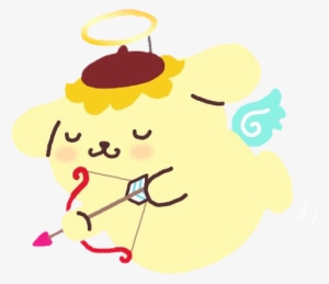 Pompompurin Sanrio Valentinesday Whitevalentinesday - Cartoon #3969309