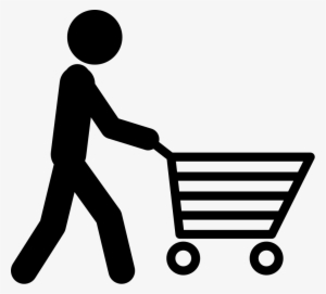 Man Pushing A Shopping Cart Comments - Person With Shopping Cart Icon #3970090 Man Pushing A Shopping Cart Comments - Person With Shopping Cart Icon #3970090