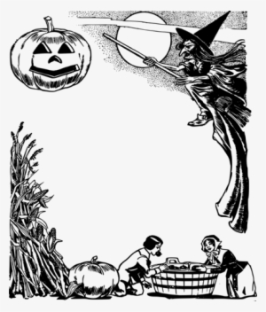 Click To See Printable Version Of Halloween Bookplate - Vintage Halloween Picture Frame #3970577 Click To See Printable Version Of Halloween Bookplate - Vintage Halloween Picture Frame #3970577
