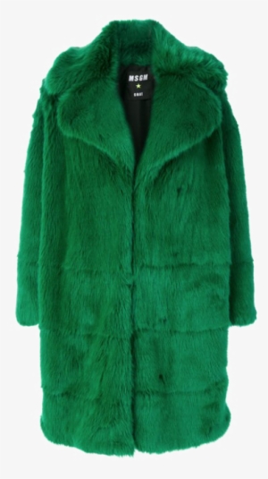 Warm Coat Png Picture - Msgm - Fur Coat - Damen - Synthetisches Kopolymer/polyamid/polyester #3971546