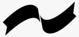 Ribbon In Curling Style Vector - Ribbon Style Png #3971700