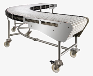 Curved Conveyor Belt In Hygienic Design - Conveyor Belt Png #3972113