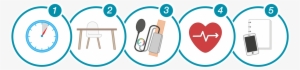 Five Steps To Measuring Blood Pressure At Home - Clipart Measuring Blood Pressure #3972337