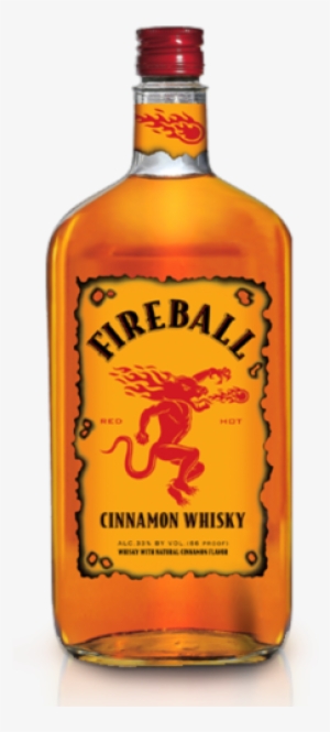 Fireball Canadian Whiskey - Fireball Cinnamon Whiskey 1 L #3972925
