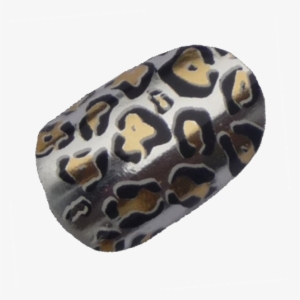 12 Sep - Chix Nails Nail Wraps Silver Jaguar Animal Print Fingers #3973275