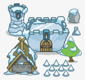 Snowy Top Down Tower Defense Set - Art #3973954