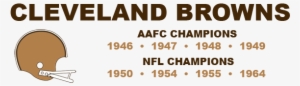[ Img] - Cleveland Browns Championships #3974169