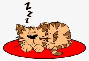 Nap Mat Clipart - Cat On A Mat Clipart #3974551