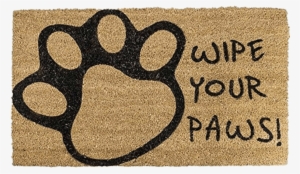 Wipe Your Paws Doormat Transparent Png #3974697 Wipe Your Paws Doormat Transparent Png #3974697