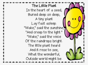 121704 Plant With Splat Poem - Poem The Little Plant #3974783