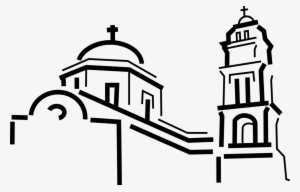 Picture Free Library Cathedral With Bell Tower - Illustration #3974927