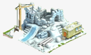 Ice Fortress Under Construction - Scale Model #3976102