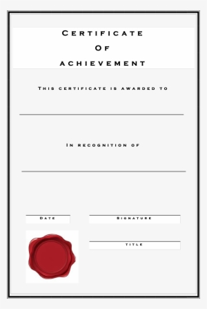 Certificate Of Achievement - Business Administration #3976657