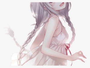 Dancing With Myself Anime Girl Anime Pinterest Anime - Anime Girl White Hair Purple Eyes #3976889