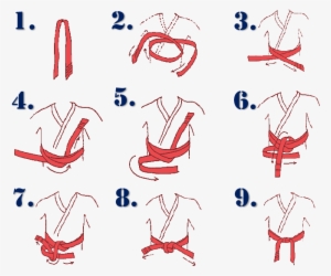 Ima How To Tie Your Belt - Taekwondo #3977172