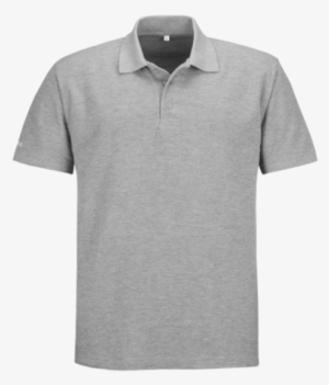 Plain Male Grey Melange Polo T-shirt, Size - Plain Grey Polo T Shirt #3977839