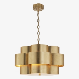 Arabelle Hanging Shade In Gild - Arabelle Pendant - Gild - Aerin #3977955