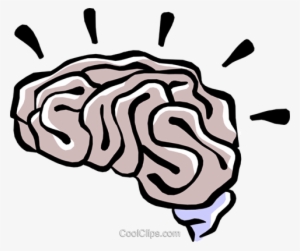 Human Brain Royalty Free Vector Clip Art Illustration - Sharpen The Saw Brain #3978159