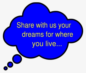 Dreams Bubble Blue Clip Art - Speech #3978774