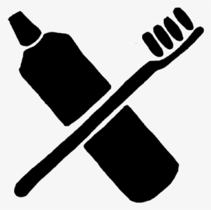 Toothpaste - Toothbrush And Toothpaste Silhouette #3979548