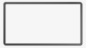 Grey Frame Png Image With Transparent Background - Smart Tv Mockup Png #3979750