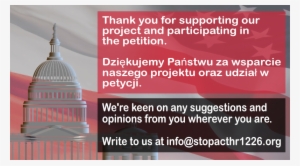 Thank You For Your Support We Have Finished The Petition - Petition #3979886