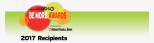 2017 Be More Awards Presented By Home Federal Bank - East Tennessee Pbs #3980044