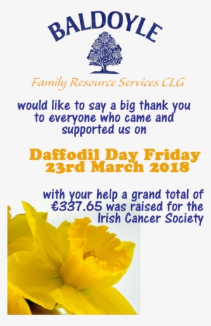 Daffodil Day 2018 Thank You #3980441
