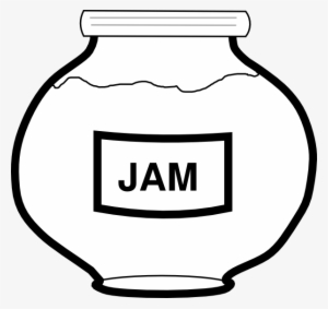 Clip Art Images Of Jam Black And White #3980496