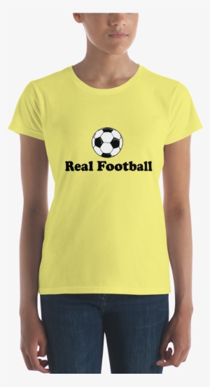 Women's Real Football Short Sleeve T-shirt - T-shirt #3980577