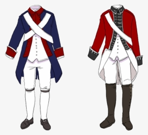 Aph England & America Revolutionary War Outfits Reference - Hetalia Revolutionary War Outfits #3981046