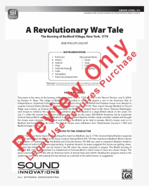 A Revolutionary War Tale Thumbnail A Revolutionary - Walk Of The Silent Zombies Violin 1 #3981124